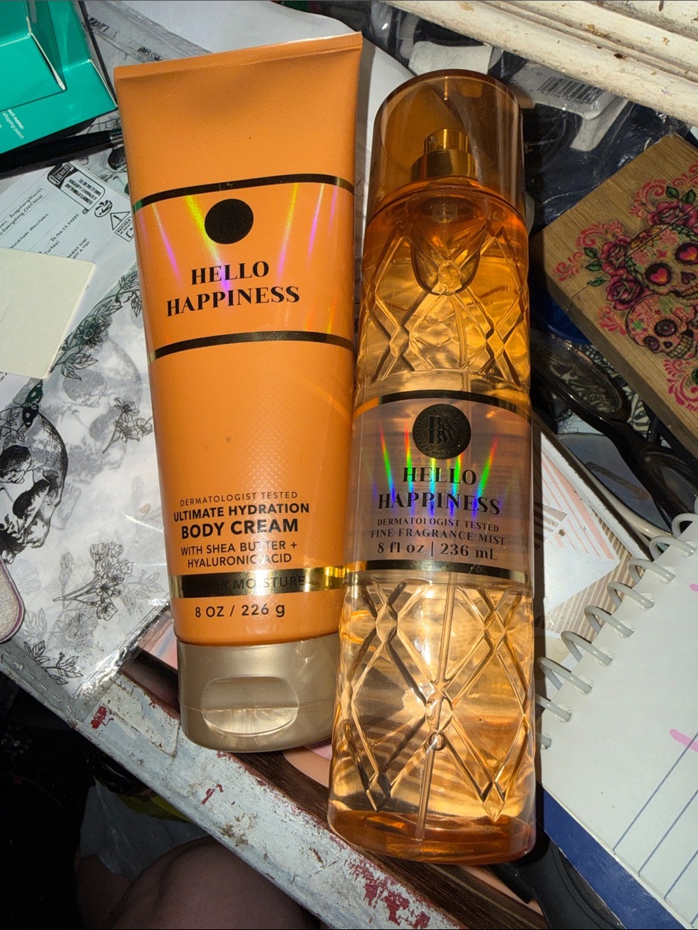 Bath and Body Works “Hello Happiness” fragrance & lotion!!